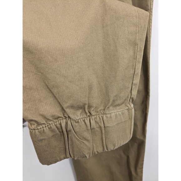 Gap Jogger Pants Men Size L Canvas Cargo Khaki Casual Pull-On Gorpcore Commute - Picture 6 of 10